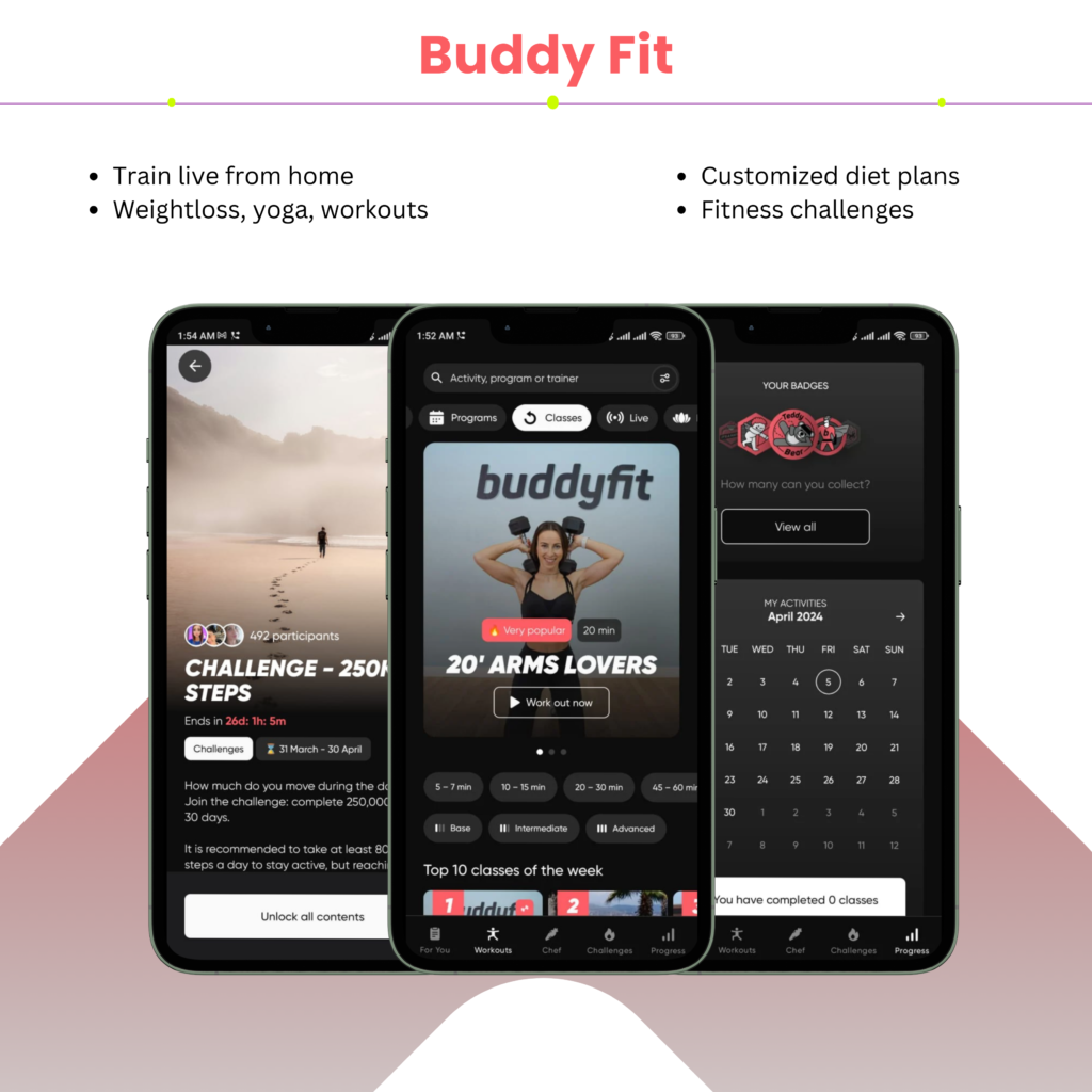 BuddyFit Portfolio Devsuites IT Company